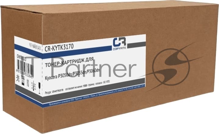 Картридж лазерный CopyRite CR-KYTK3170 TK-3170 черный (15500 стр.) для Kyocera P3050dn/P3055dn/P3060dn