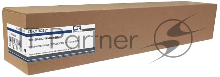 Картридж лазерный CopyRite CR-KMTN216Y TN-216Y/TN-319Y желтый (26000стр.) для Konica Minolta C220/C280/C360
