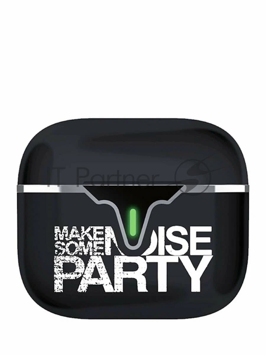 Наушники TWS QUMO LiFE "Party" BT 0101 черный, вкладыши, Bluetooth, сенсорное управление, до 4 ч