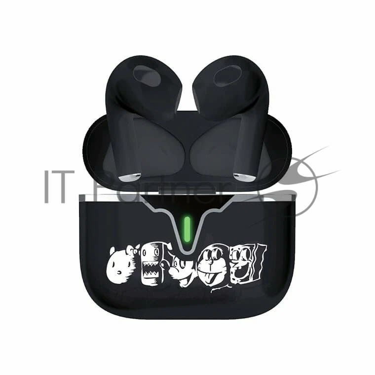Наушники TWS QUMO LiFE "Avengers" BT 0101 черный, вкладыши, Bluetooth, сенсорное управление, до 4 ч