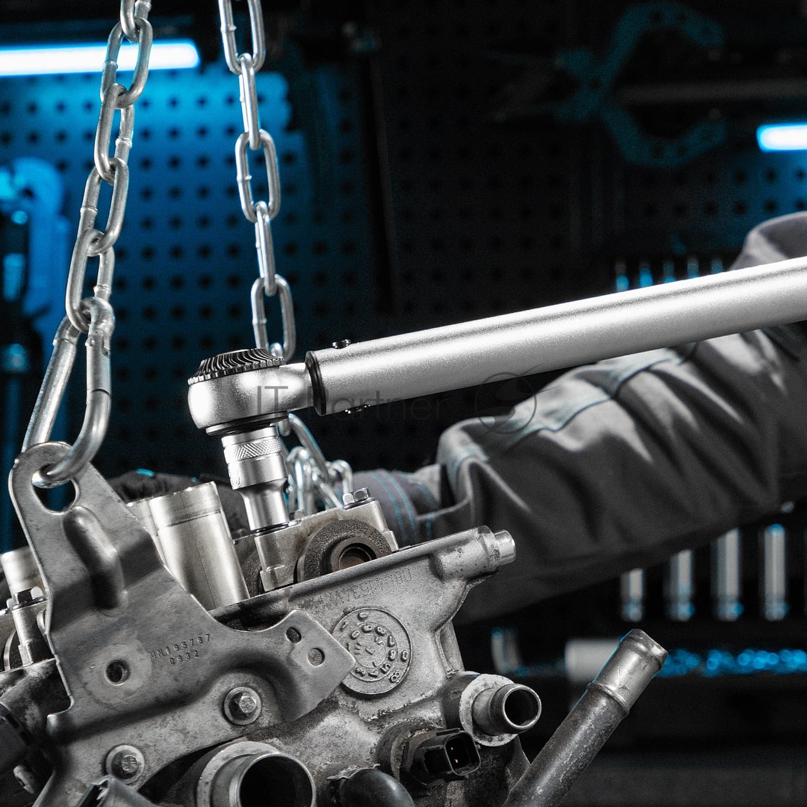 Ключ динамометрический Gross 20-200 Нм, 1/2", CrV