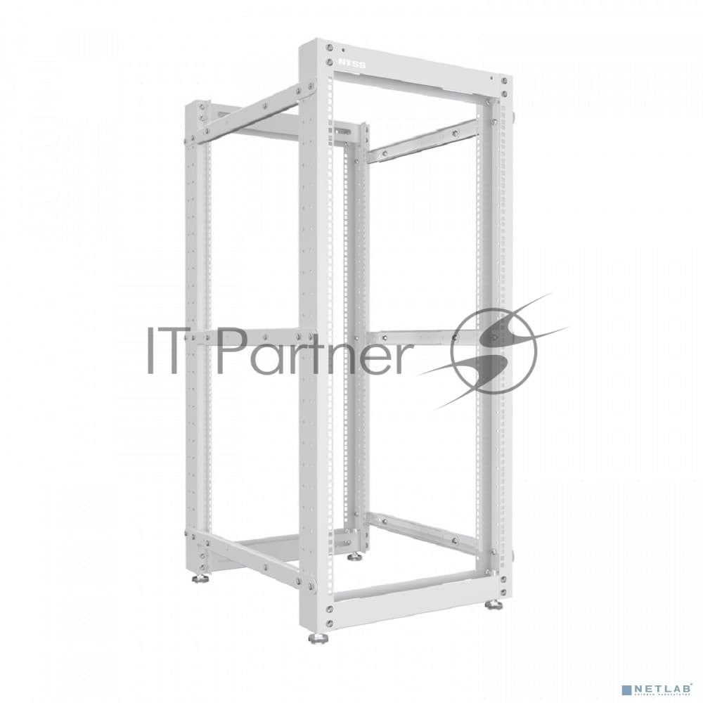 Стойка двухрамная NTSS NTSS-2POR24U/600-1000 24U 550 мм x 1000 мм 600 кг серый