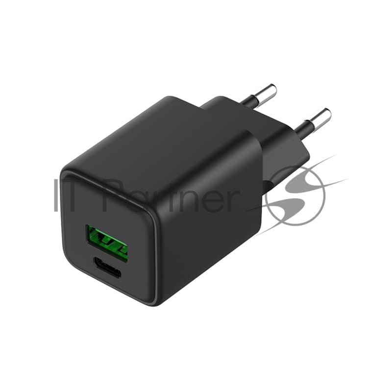 Сетевое зарядное устройство Rexant с двумя портами USB-A и Type-C, 30Вт GaN
