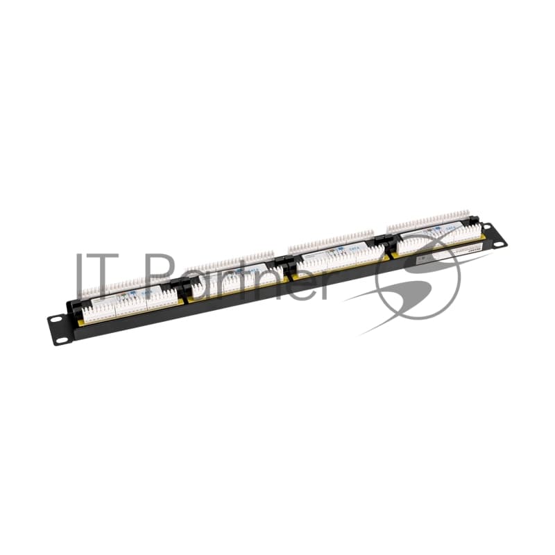 Панель коммутационная Rexant 19" PRO, 1U, 24 порта, UTP, RJ-45, CAT 6