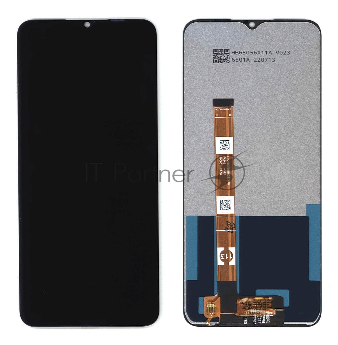 Дисплей для Realme C25 черный