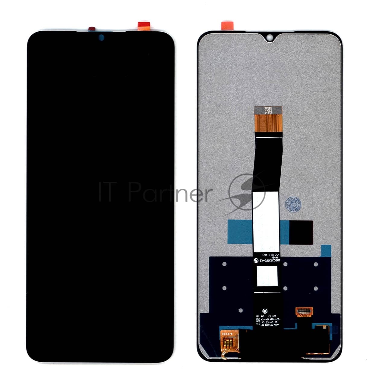 Дисплей (модуль) для Xiaomi Redmi 12C сборе с тачскрином черный