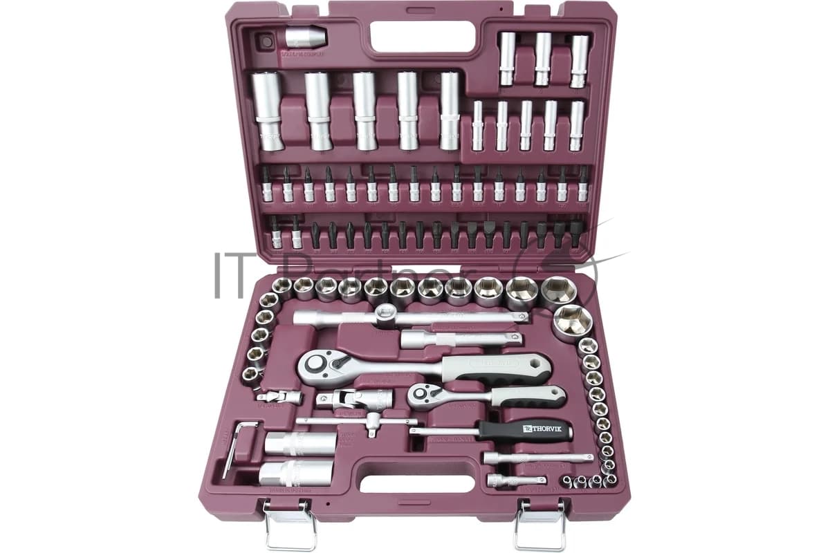 Набор инструмента универсальный Thorvik TS094 1/4", 1/2"DR, 94 предмета