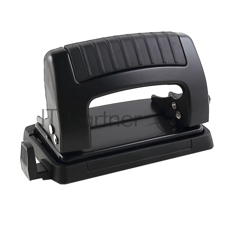 Дырокол Kw-Trio Classic Mini 09065BLACK макс.:10лист. металл черный отв.:2 с линейкой
