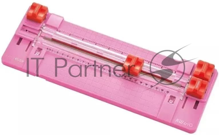 Резак дисковый Kw-Trio 13045pink A4/6лист./230мм/ручн.прижим