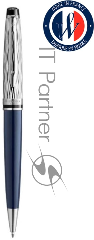 Ручка шариковая Waterman Expert L`Essence du Bleu (CW2166466) LaqBlue CT M син. черн. подар.кор.
