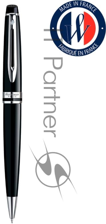 Ручка шариковая Waterman Expert 3 (CWS0951800) Black CT M, синие чернила, подарочная коробка