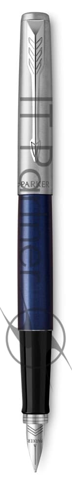 Ручка перьевая Parker Jotter Core F63 (CW2030950) Royal Blue CT, M, сталь нержавеющая, подарочная коробка