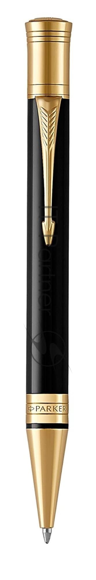 Ручка шариковая Parker Duofold K74 (CW1931386) Black GT, M, черные чернила, подарочная коробка
