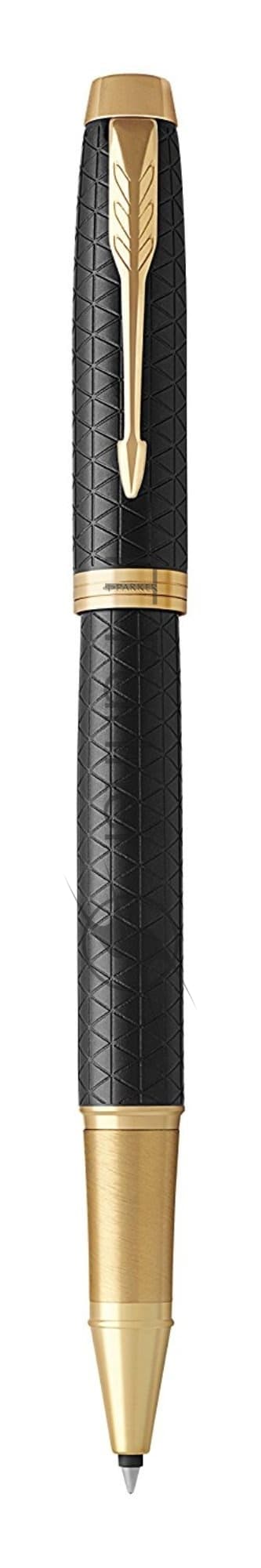 Ручка роллер Parker IM Premium T323 (CW1931660) Black GT, F, черные чернила, подарочная коробка