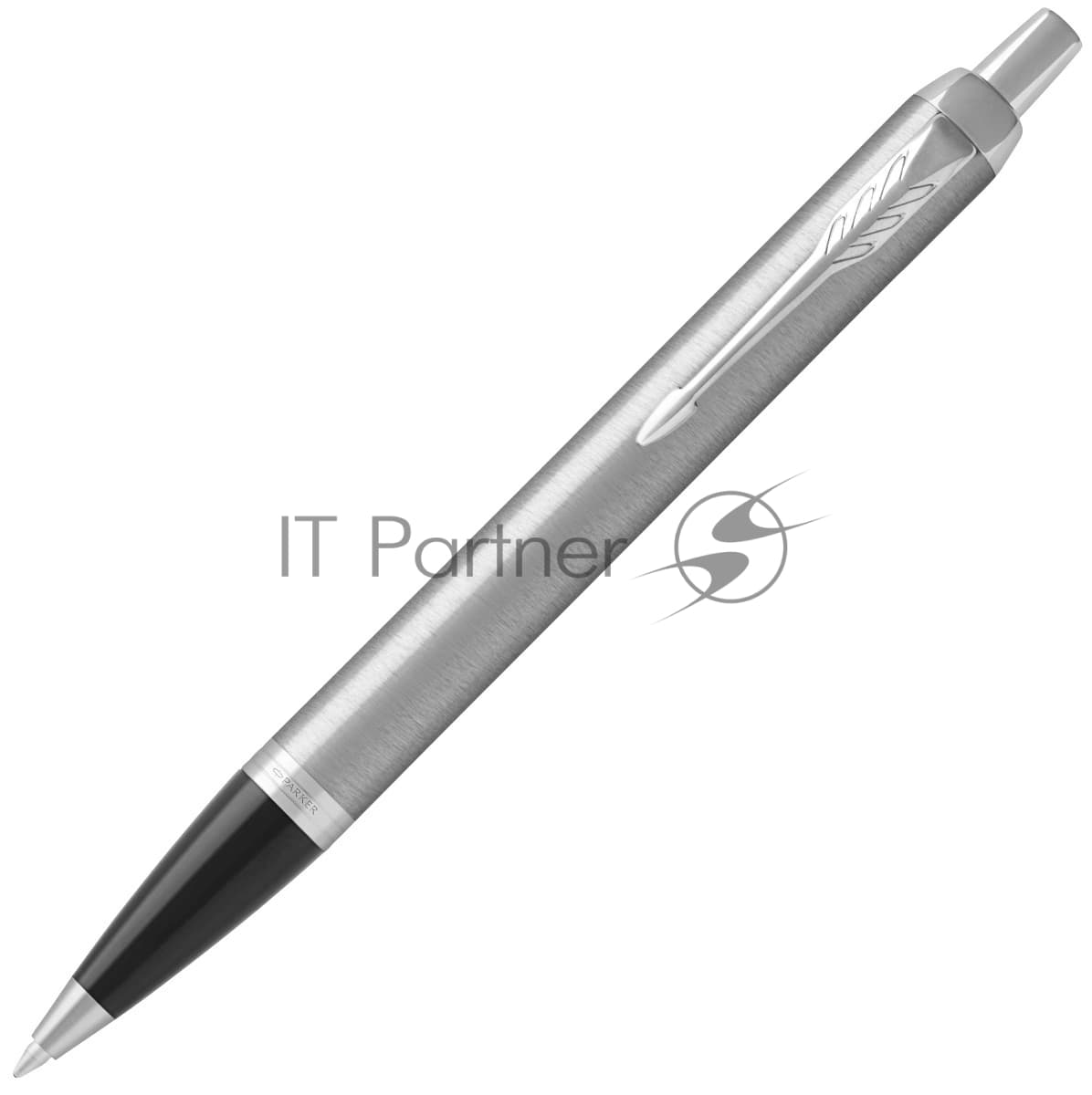 Ручка шариковая Parker IM Essential K319 (CW2143631) Brushed Metal CT, M, синие чернила, подарочная коробка