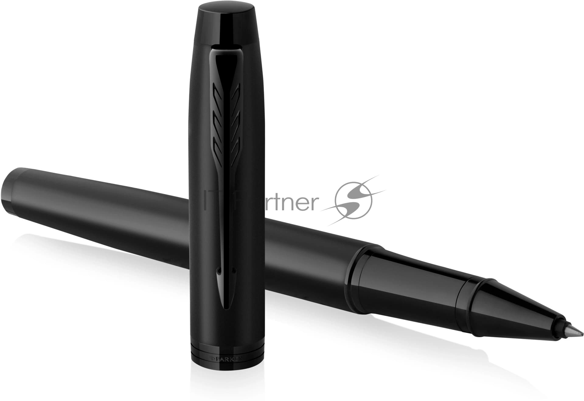Ручка роллер Parker IM Achromatic T317 (CW2127743) Matt Black, F, черные чернила, подарочная коробка