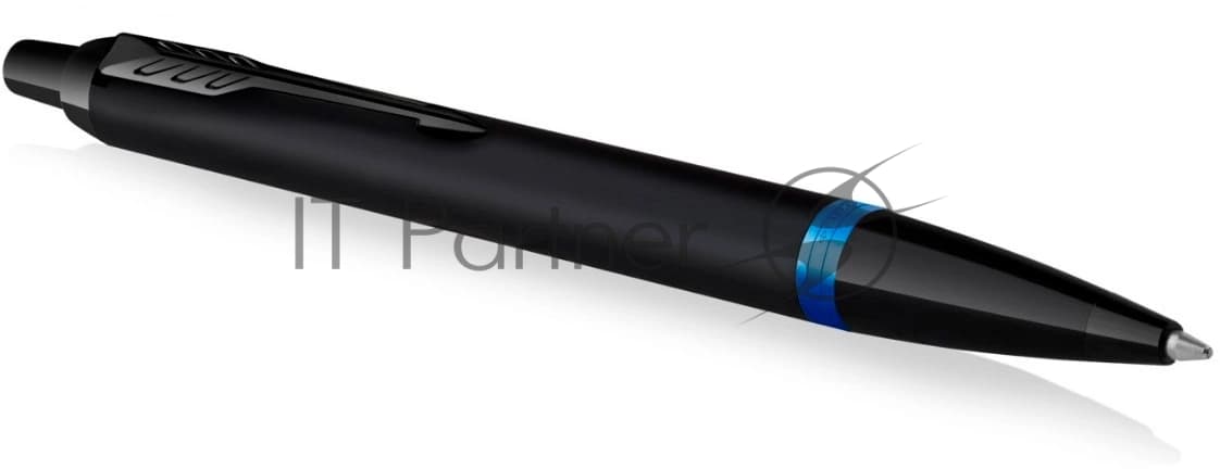 Ручка шариковая Parker IM Vibrant Rings K315 (CW2172941) Marine Blue PVD, M, синие чернила, подарочная коробка