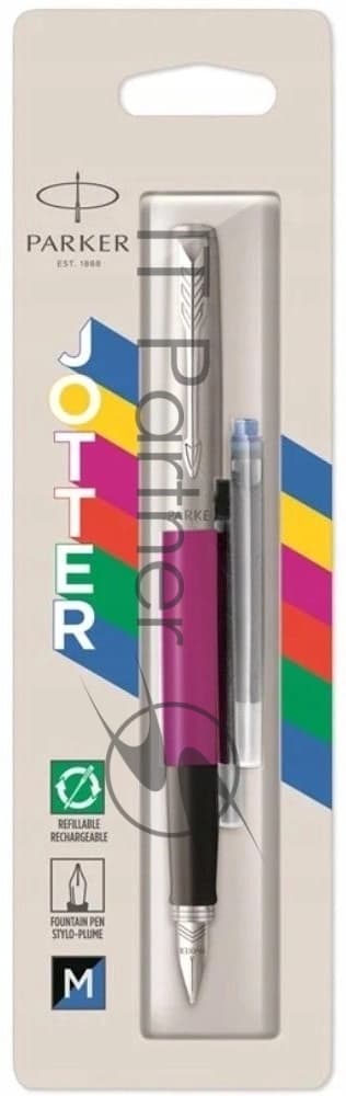 Ручка перьев. Parker Jotter Originals F60 (2096860) Magenta M сталь нержавеющая блистер
