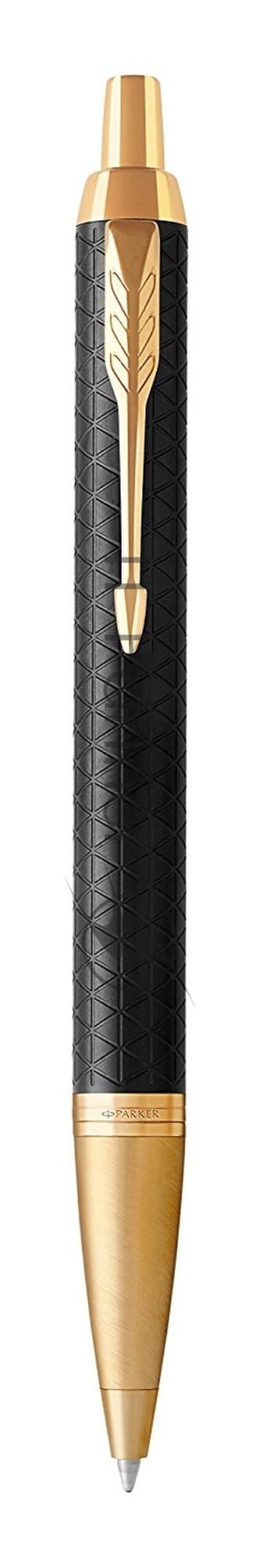 Ручка шариковая Parker IM Premium K323 (CW1931667) Black GT, M, синие чернила, подарочная коробка