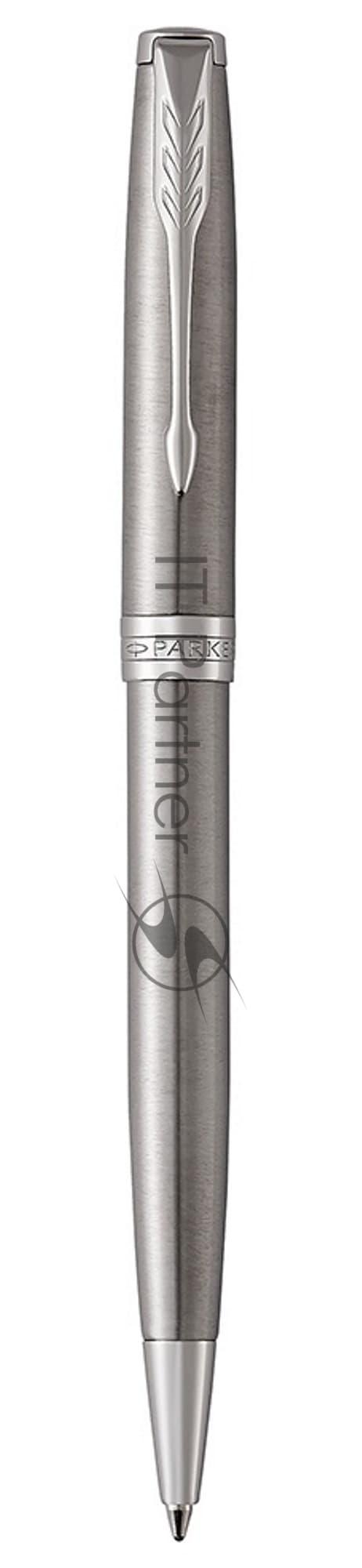 Ручка шариковая Parker Sonnet Core K526 (CW1931512) Stainless Steel CT, M, черные чернила, подарочная коробка
