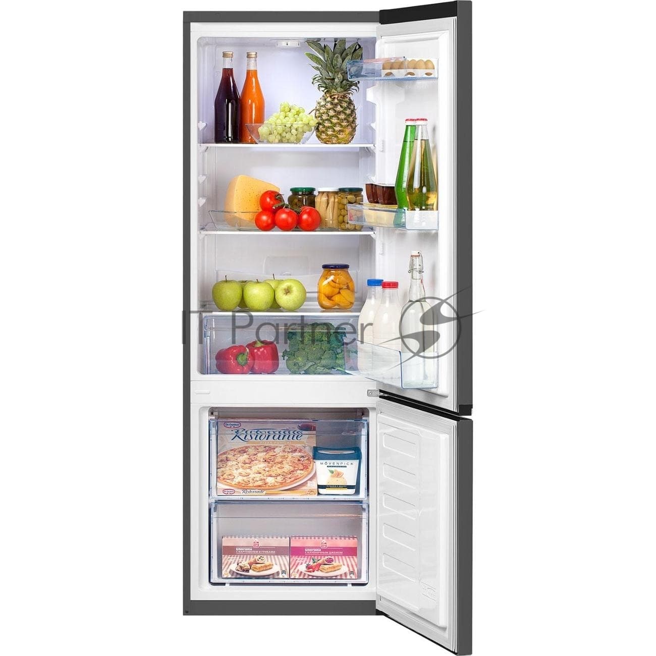 Холодильник Beko B1RCSK251G серый двухкамерный 175/65 л морозилка снизу, капельная система