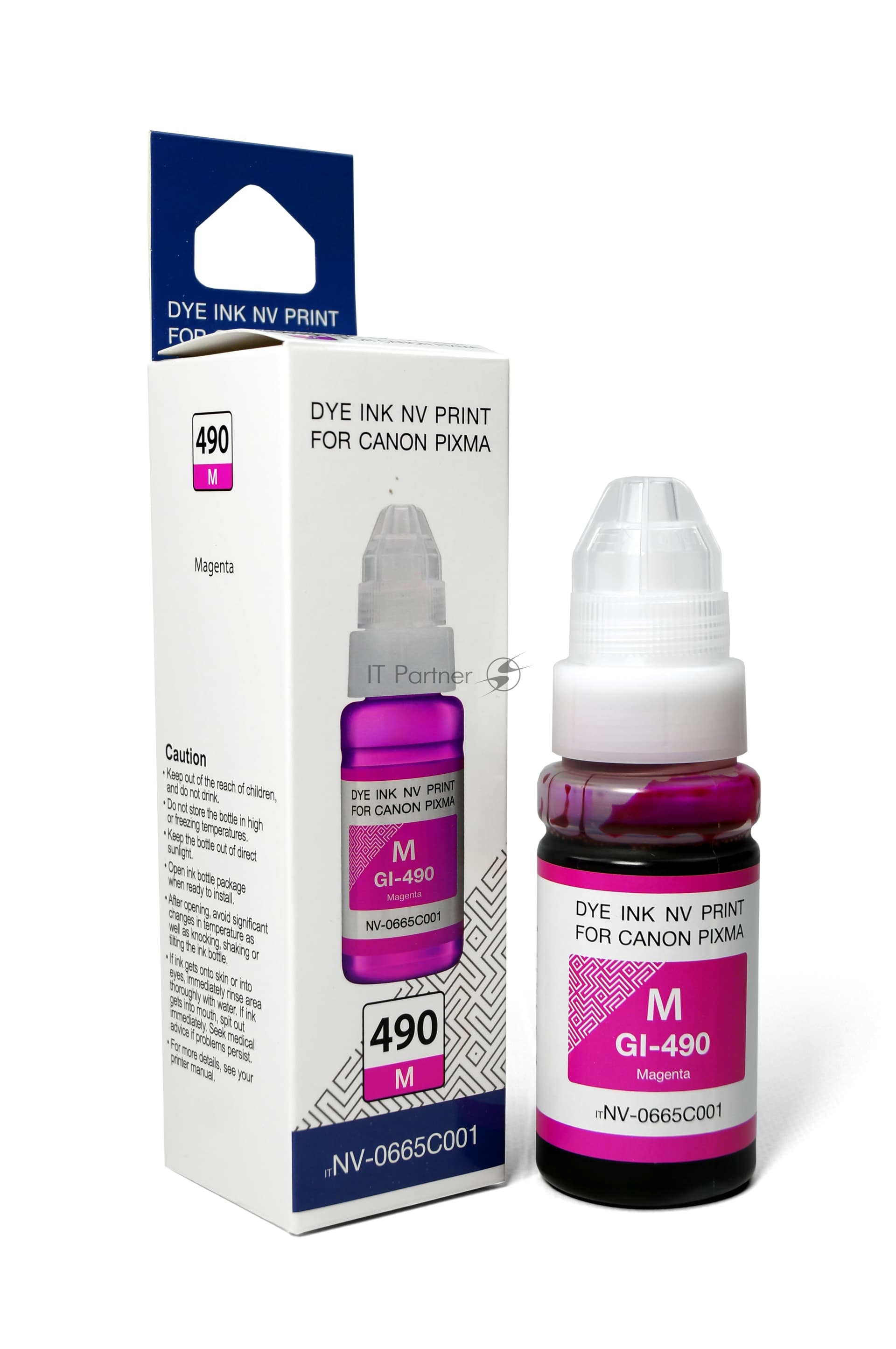 NV-INK-GI490M Чернила NV PRINT GI-490M (0665C001) для Canon (70 мл) Magenta