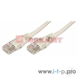 Коммутационный шнур Rexant патч-корд U/UTP RJ45-RJ45, cat.5e, PVC серый, 3м