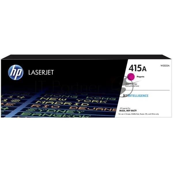 -/ Картридж NVP NV-W2033A 415A Magenta (БЕЗ ЧИПА) для HP Color LaserJet M454DN/M479DW/M479 (2100k)