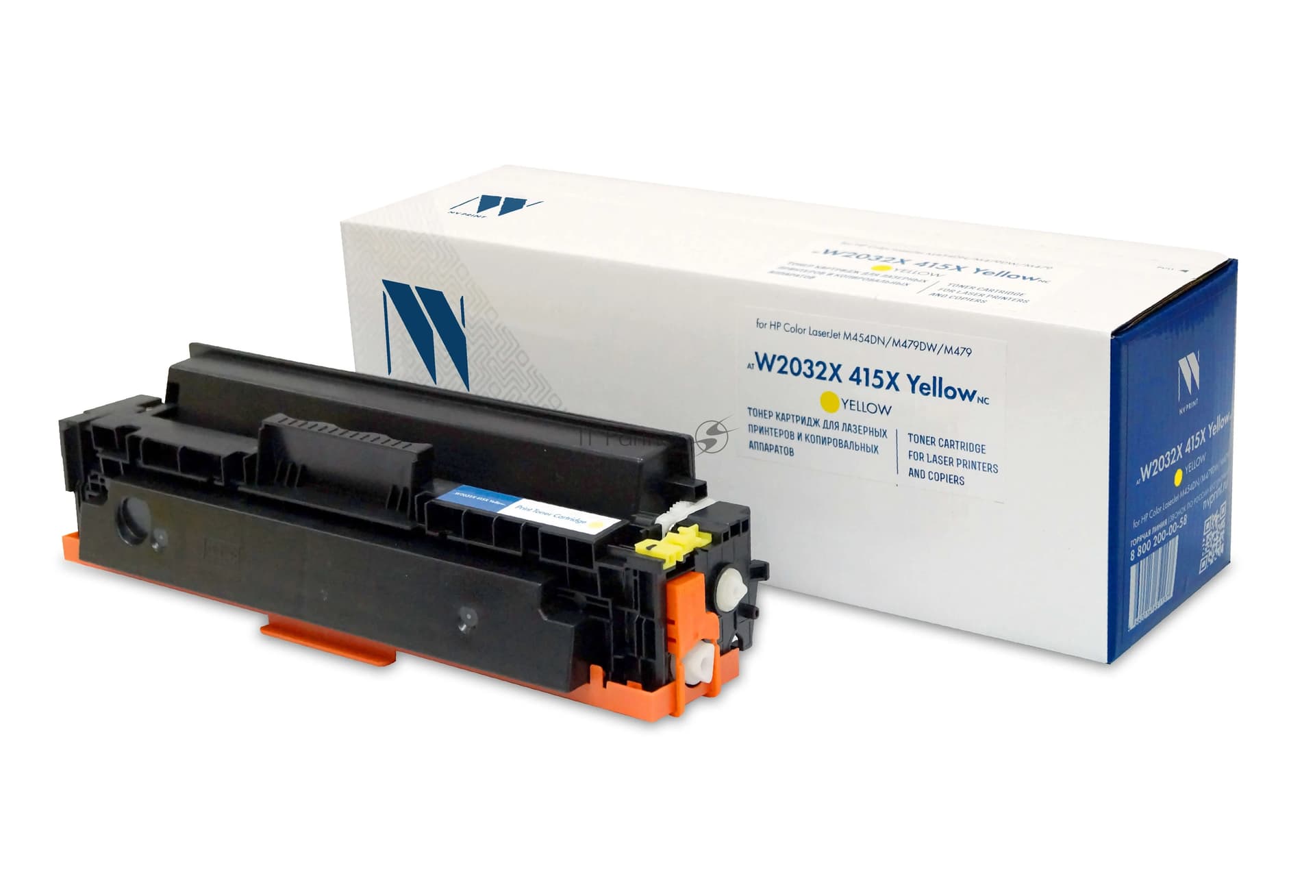 -/ Тонер-картридж NVP NV-W2032X 415X Yellow (БЕЗ ЧИПА) (БЕЗ ГАРАНТИИ)
