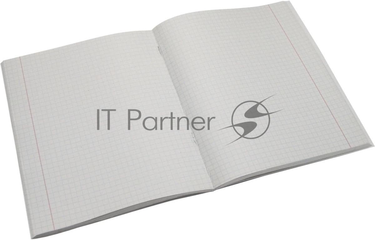 Тетрадь Buro 96л. клет. A5 202х163 1диз. бумвинил скоба синий