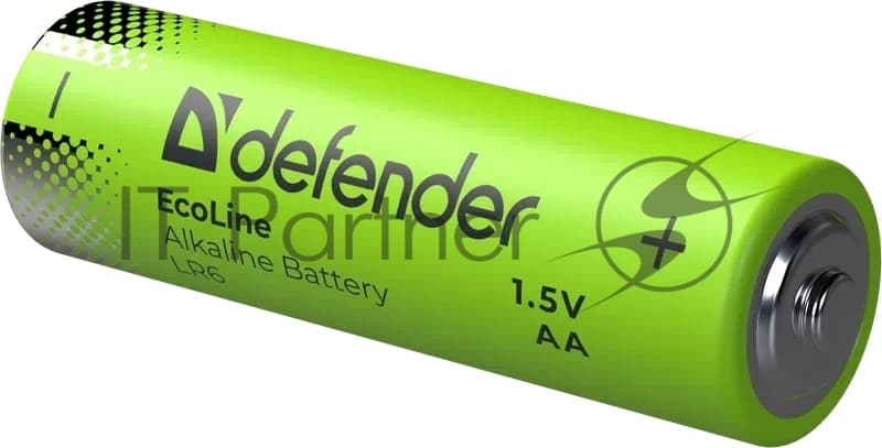 Батарейка алкалиновая Defender LR6-4S АА, шринк, 4 шт., EcoLine