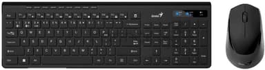 Комплект клавиатура+мышь Genius SlimStar 8230 беспроводной, USB + Bluetooth, 1000 DPI, чёрный