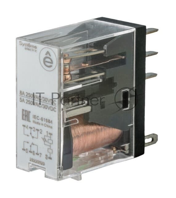 Реле 8A 2CO 230VAC