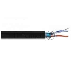 Кабель витая пара PROconnect U/UTP cat.5e 2х2х24AWG solid CCA PVC сер. (м)
