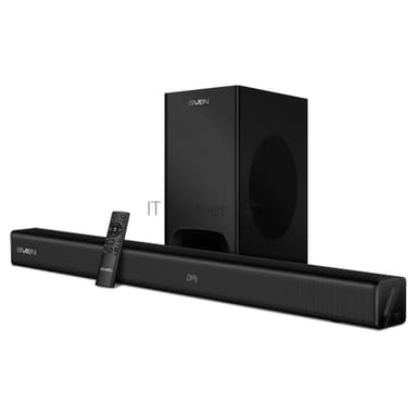 Саундбар SVEN SB-2400DD черный (Dolby Digital Plus, 2х80 + 240 Вт, Bluetooth, ПДУ, USB)