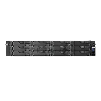 Сетевой накопитель ASUSTOR AS6512RD 12Bay/Intel Atom C3538, 2.1GHz/8Gb DDR4/noHDD,LFF(HDD,SSD),/2x1GbE(LAN)/4xUSB3.2; 90IX01M0-BW3S00