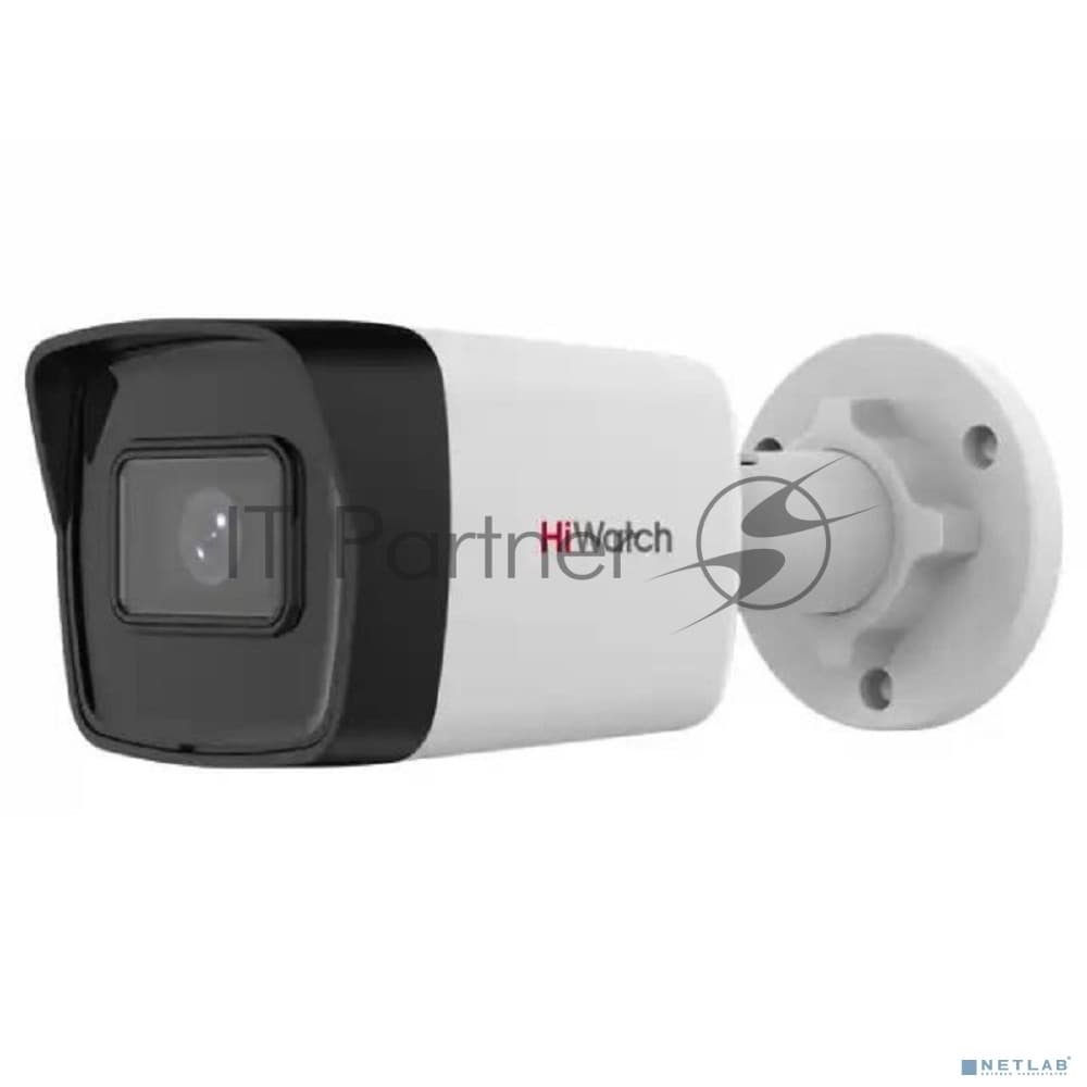 Камера видеонаблюдения Hiwatch 4 Мп уличная IP-камера HiWatch IPC-B040(B) (2.8mm) с микрофоном
