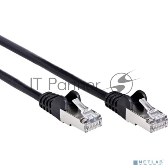 Патч-корд литой AOpen ANP522B-BK-0.5M FTP cat.5e (7/0.16) черный 0,5m