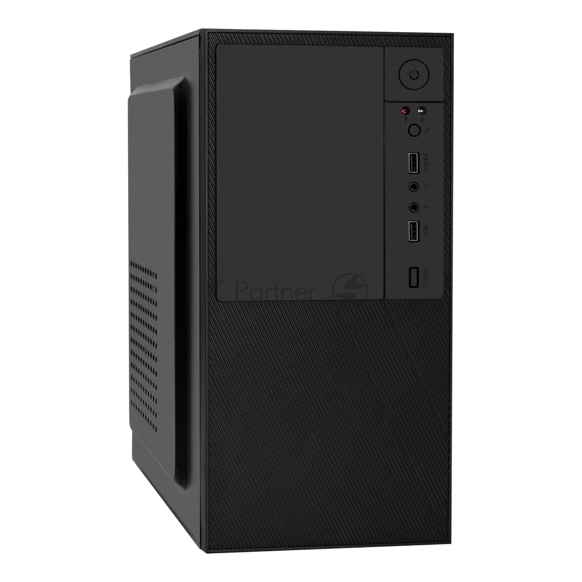 Корпус MINITOWER mATX W/PSU 2xUSB HD Audio черный BAA-308 EX297993RUS EXEGATE