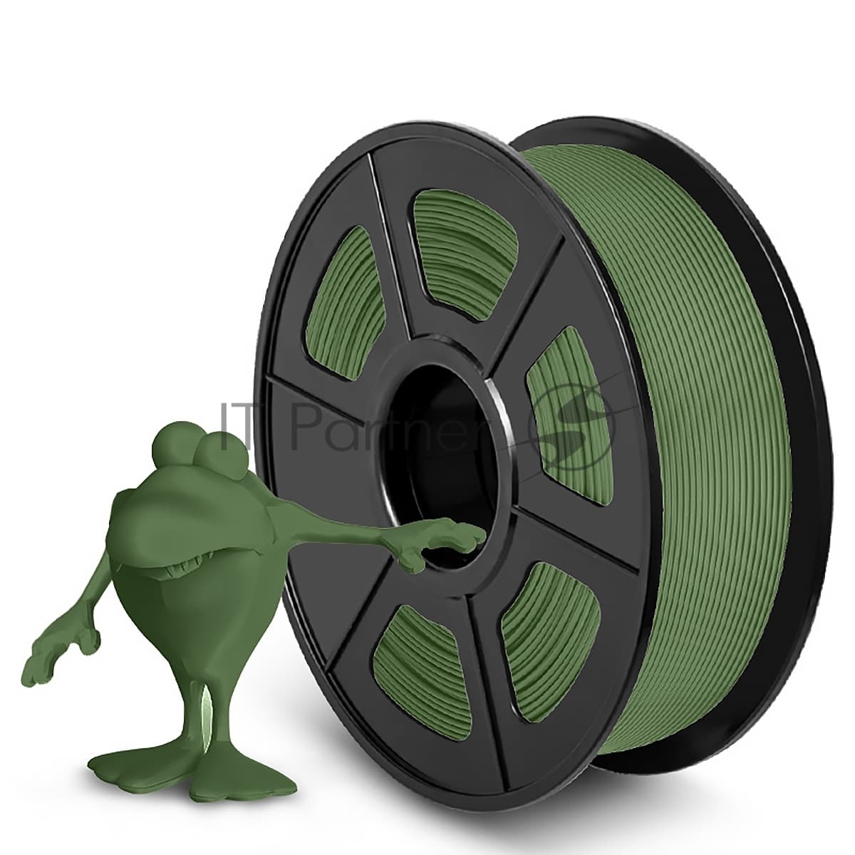 -/ Филамент NVPRINT PLA Matte Olive Green для 3D печати диаметр 1.75мм длина 330 метров масса 1 кг