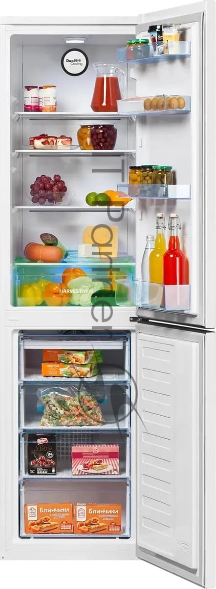 Холодильник Beko B3R0CNK332HW белый двухкамерный 200/100л морозилка снизу, No Frost