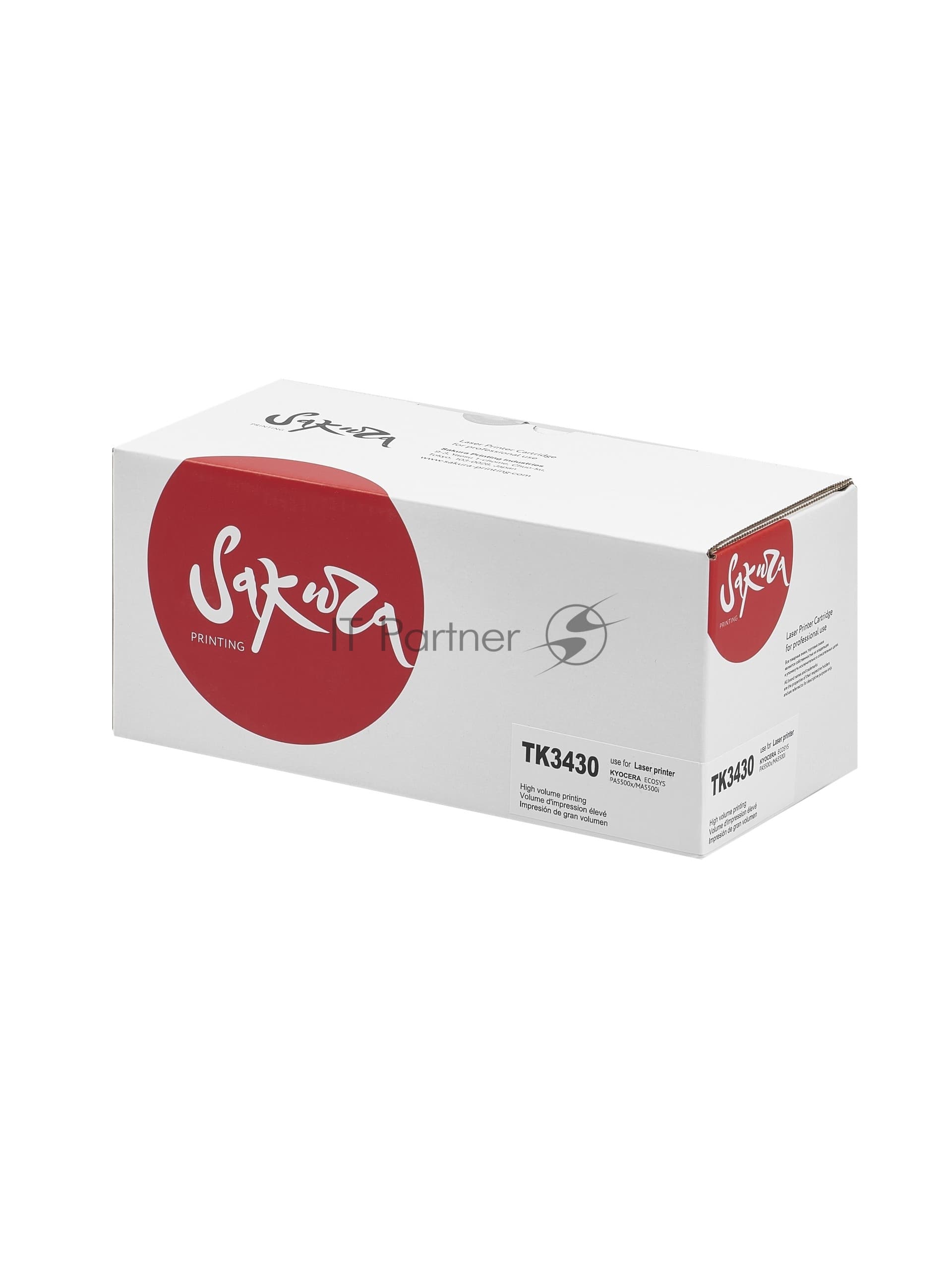 Картридж Sakura TK3430 для Kyocera Mita PA5500x/MA5500ifx, черный, 25000 к.