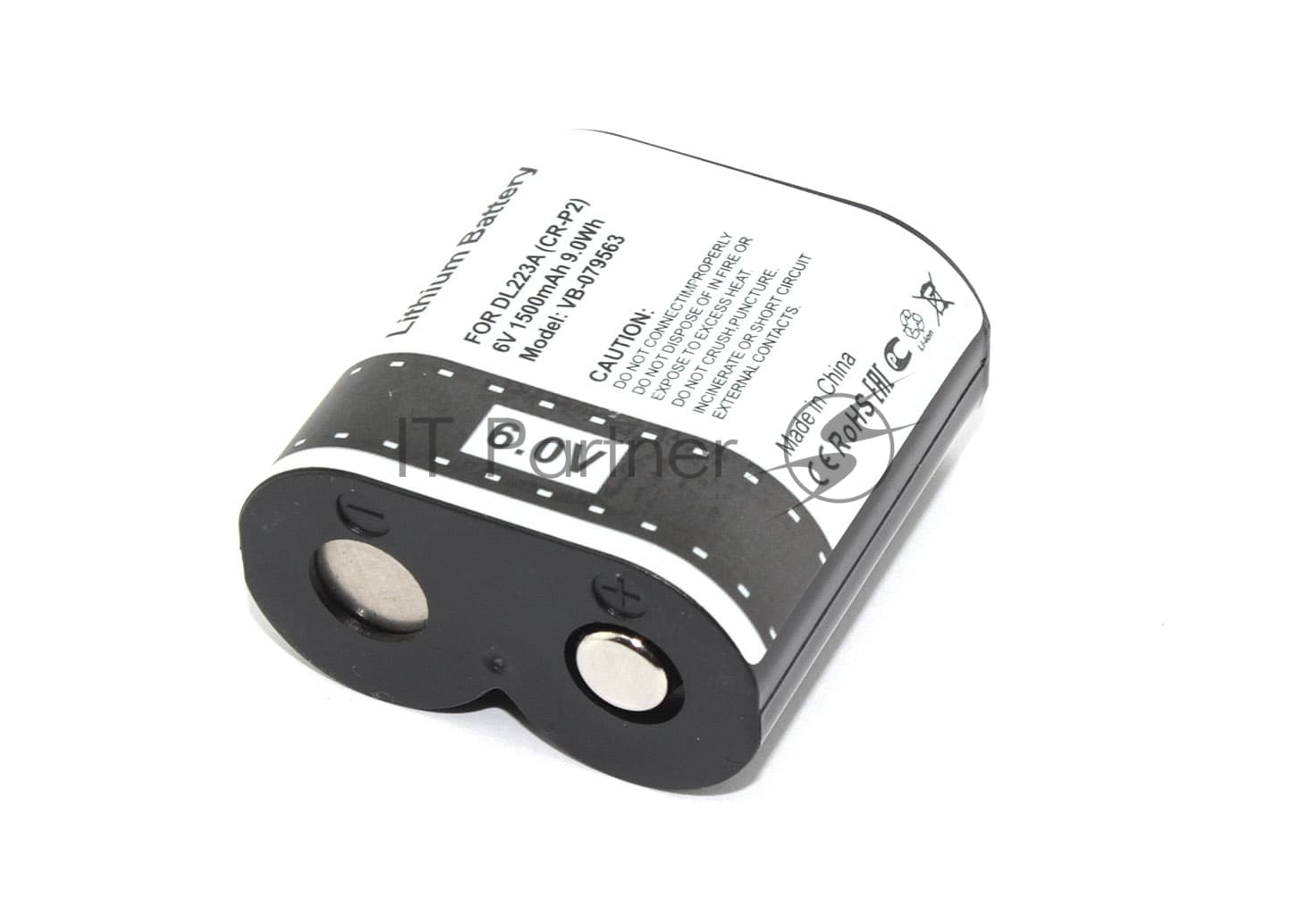 Аккумуляторная батарея для фотоаппарата Panasonic CR-P2 (DL223A) 6V 1500mAh