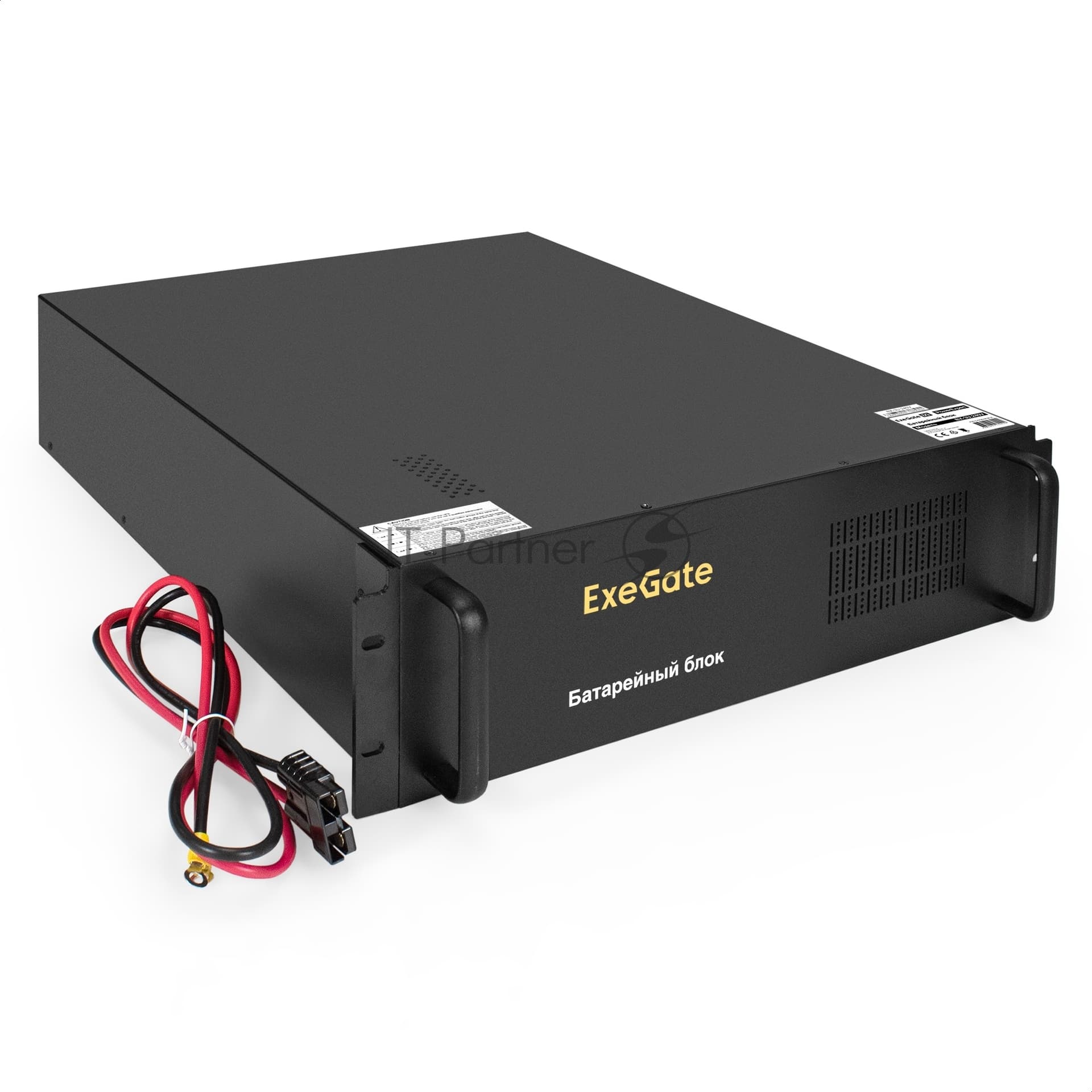 Батарейный блок ExeGate PowerExpert BX-3U.240V.20S7Ah для ULS-575-6kVA/ULS-575-10kVA встроенные батареи 12V 7.2Ah - 20шт, Rackmount 3U, металлический корпус, черный