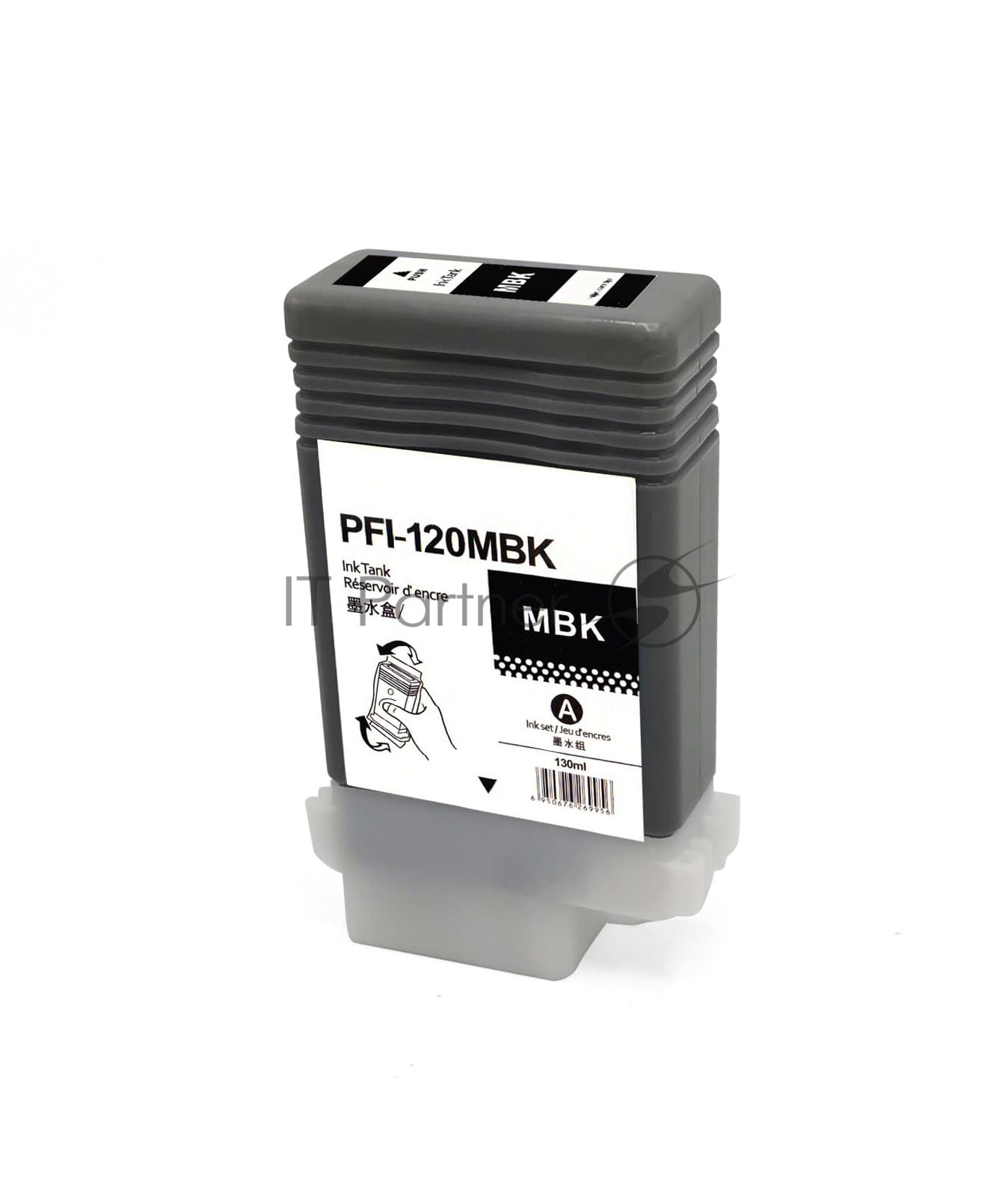 -/ Струйный картридж NV Print PFI-120MBK (NV-2884C001) Matte Black для Canon imagePROGRAF TM-200/205/300/305 (130 мл) совместимый