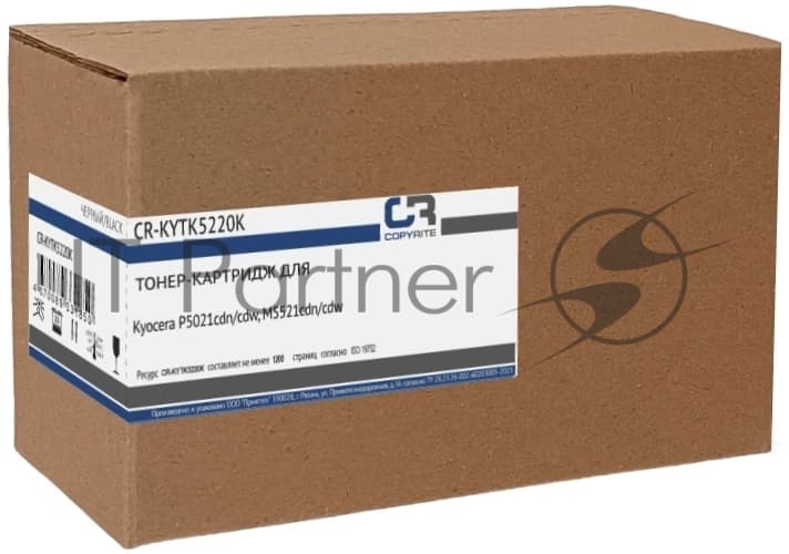 Картридж лазерный CopyRite CR-KYTK5220K TK-5220K черный (1200стр.) для Kyocera P5021cdn/cdw, M5521cdn/cdw