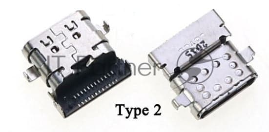 Разъем USB TYPE-C для ноутбука Lenovo ThinkPad X280 X390 T490 T495 T480S T590 VER-2