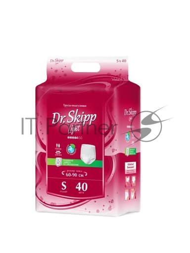 Подгузники-трусы для взрослых Dr.Skipp Light р-р S, 40 шт., 8144
