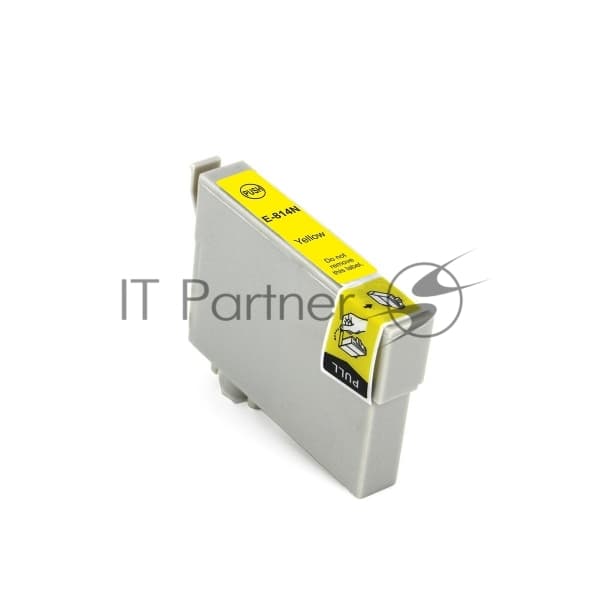 -/ Струйный картридж NV Print T0814 (NV-C13T11144A10) Yellow для Epson Stylus Photo 1410/R270/R290/R295/R390/RX590/RX610/RX615/X690/TX650/TX659/TX700/TX700W/TX710W/TX800/T50/T59 (18.2 мл) совместимый