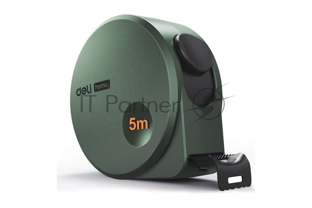 Рулетка Home Series Green HT8519L 5м х 19мм, эксклюзивный дизайн, корпус - высококачественный софттач пластик